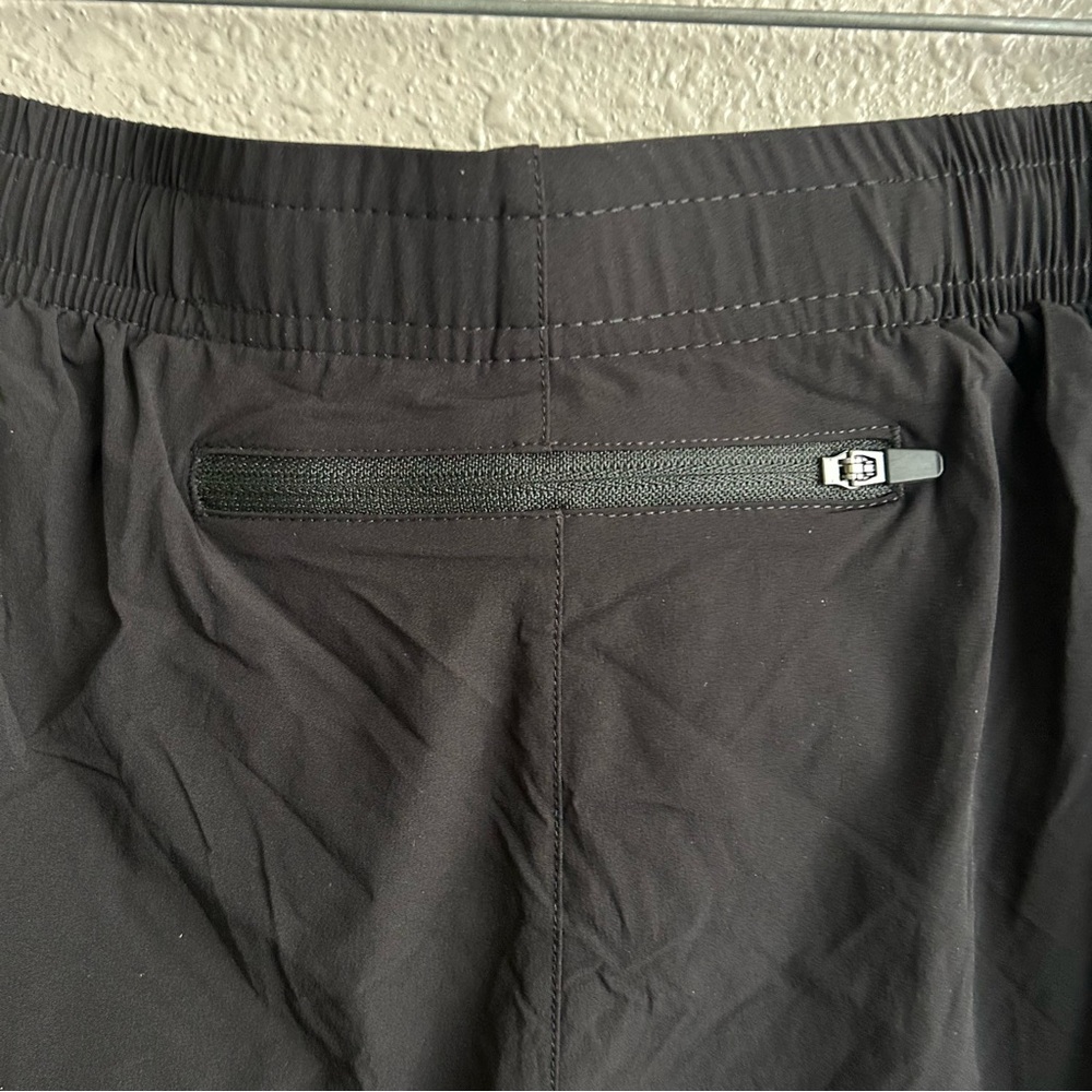 NEW Pudolla Black 2 in 1 Running Shorts 5" Quick Dry Gym Athletic Workout Shorts - Picture 7 of 14